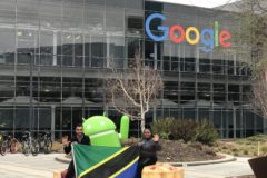 NALA- Software Engineer Bertha Sanga and Founder &CEO - Benjamin Fernandes at Google HQ in MountainView, CA